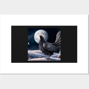 Moon Black Grouse Posters and Art